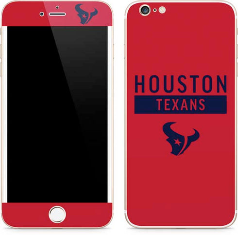 NFL Houston Texans Red Performance Series iPhone 6/6s Plus Skin