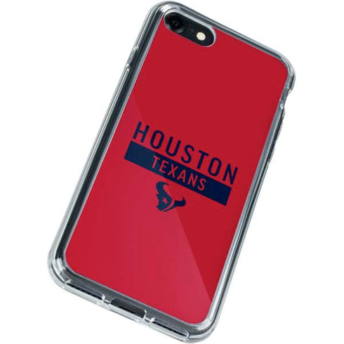 NFL Houston Texans Red Performance Series iPhone SE (2nd & 3rd Gen) Clear Case