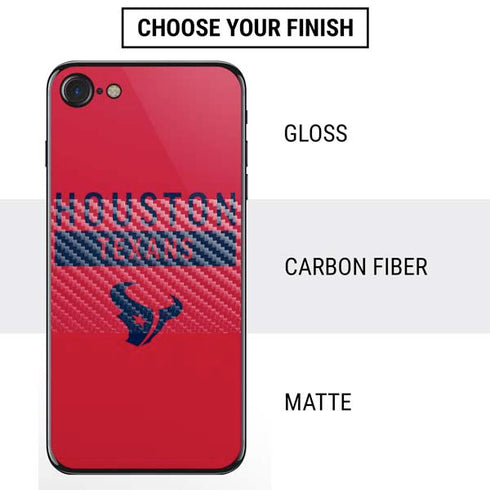 NFL Houston Texans Red Performance Series iPhone SE (2nd & 3rd Gen) Skin