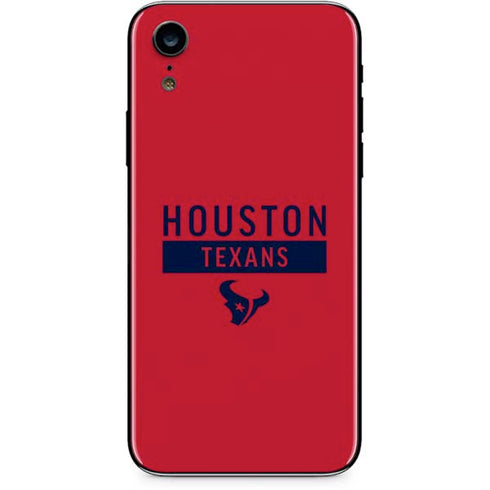 NFL Houston Texans Red Performance Series iPhone XR Skin