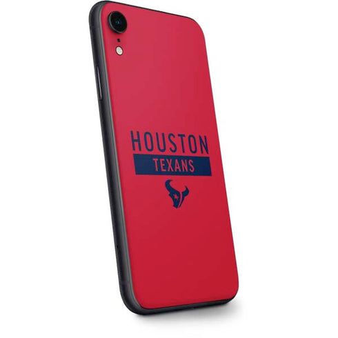 NFL Houston Texans Red Performance Series iPhone XR Skin