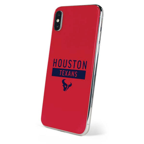 NFL Houston Texans Red Performance Series iPhone XS Max Skin