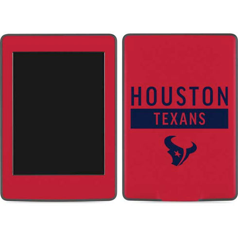 NFL Houston Texans Red Performance Series Amazon Kindle Skin