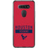NFL Houston Texans Red Performance Series LG K51/Q51 Clear Case