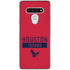 NFL Houston Texans Red Performance Series LG Stylo 6 Clear Case