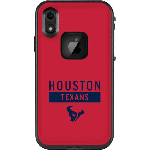 NFL Houston Texans Red Performance Series LifeProof Fre iPhone Skin