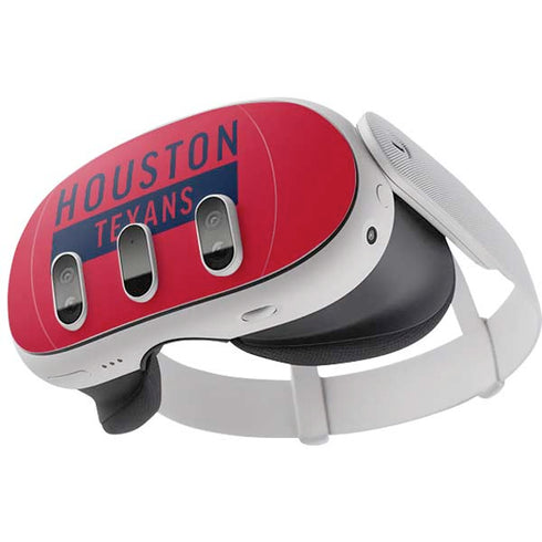 NFL Houston Texans Red Performance Series Meta Quest 3 Skin