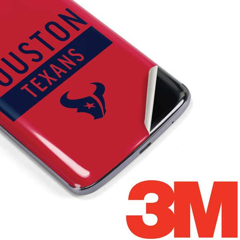 NFL Houston Texans Red Performance Series Moto E5 Plus Skin