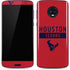 NFL Houston Texans Red Performance Series Moto G6 Skin