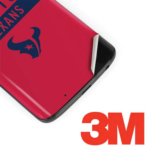 NFL Houston Texans Red Performance Series Moto G6 Skin