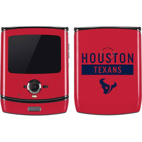 NFL Houston Texans Red Performance Series Motorola RAZR Skin