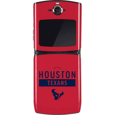 NFL Houston Texans Red Performance Series Motorola RAZR Skin