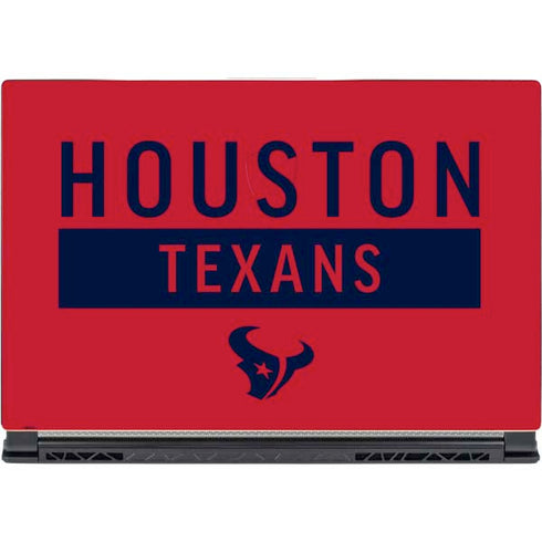 NFL Houston Texans Red Performance Series MSI GS65 Stealth Laptop Skin