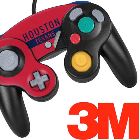 NFL Houston Texans Red Performance Series Nintendo GameCube Controller Skin