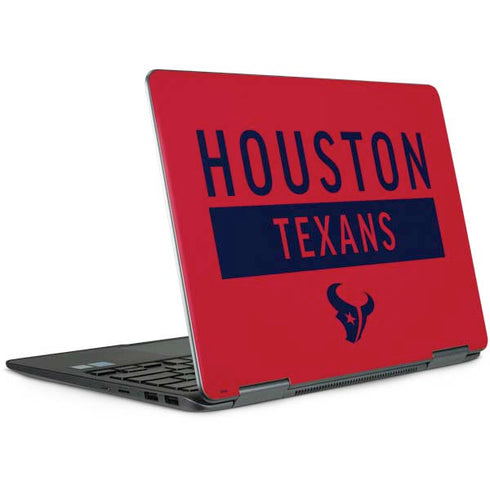 NFL Houston Texans Red Performance Series Notebook 9 Pro 13in (2017) Skin