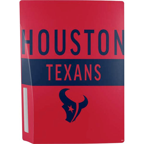 NFL Houston Texans Red Performance Series PS5 Console Skin