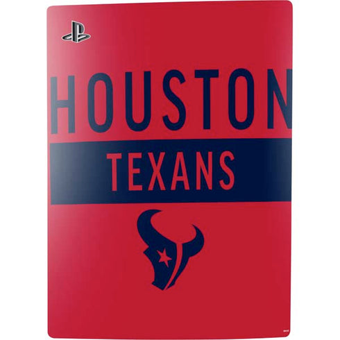 NFL Houston Texans Red Performance Series PS5 Digital Edition Bundle Skin