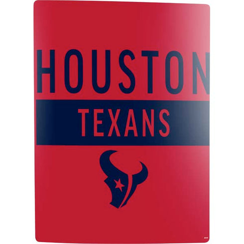 NFL Houston Texans Red Performance Series PS5 Digital Edition Bundle Skin