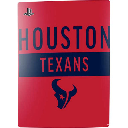 NFL Houston Texans Red Performance Series PS5 Digital Edition Console Skin