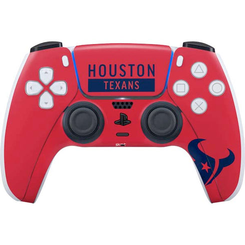 NFL Houston Texans Red Performance Series PS5 Controller Skin
