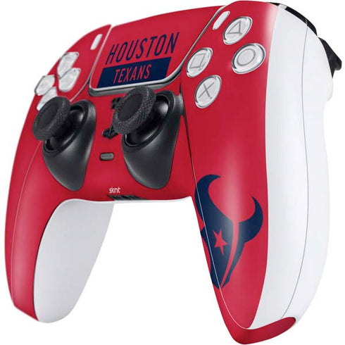 NFL Houston Texans Red Performance Series PS5 Controller Skin