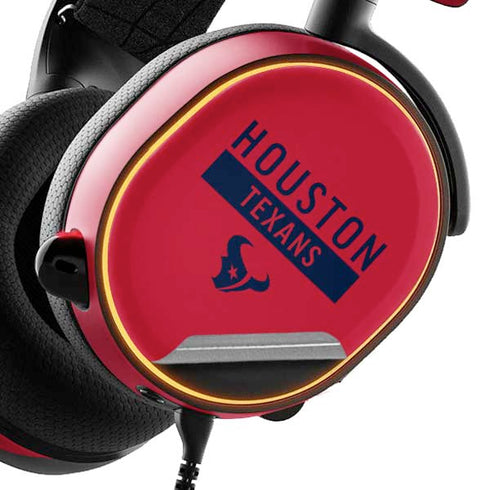 NFL Houston Texans Red Performance Series SteelSeries Arctis 3 Skin