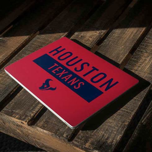 NFL Houston Texans Red Performance Series Surface Laptop 3 13.5in Skin