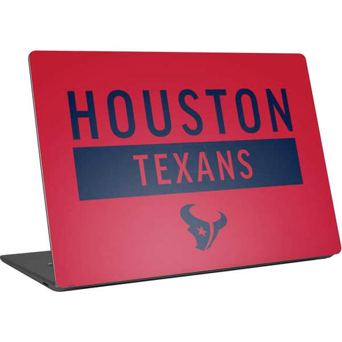 NFL Houston Texans Red Performance Series Surface Laptop 4 15in Skin