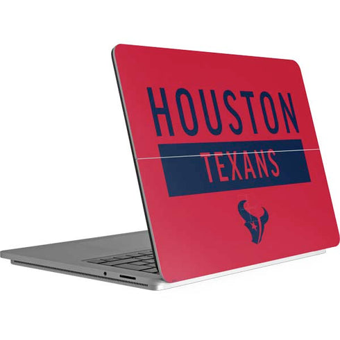 NFL Houston Texans Red Performance Series Surface Laptop Studio Skin