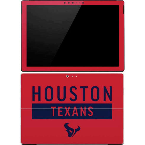 NFL Houston Texans Red Performance Series Surface Pro 4 Skin