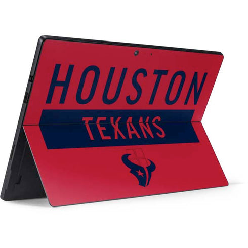 NFL Houston Texans Red Performance Series Surface Pro 7 Skin