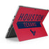 NFL Houston Texans Red Performance Series Surface Pro 8 Skin