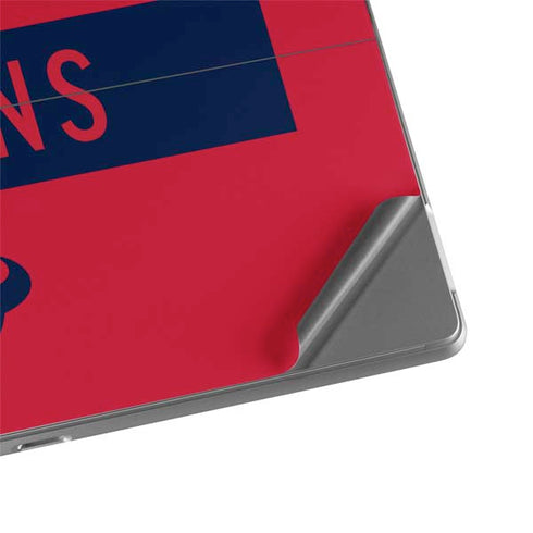 NFL Houston Texans Red Performance Series Surface Pro 8 Skin