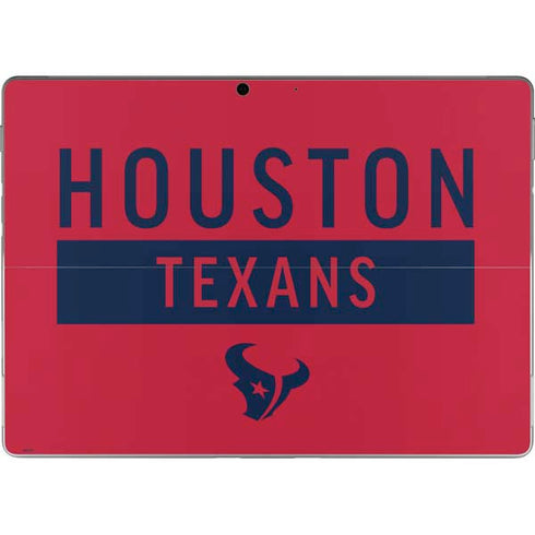 NFL Houston Texans Red Performance Series Surface Pro 9 Skin