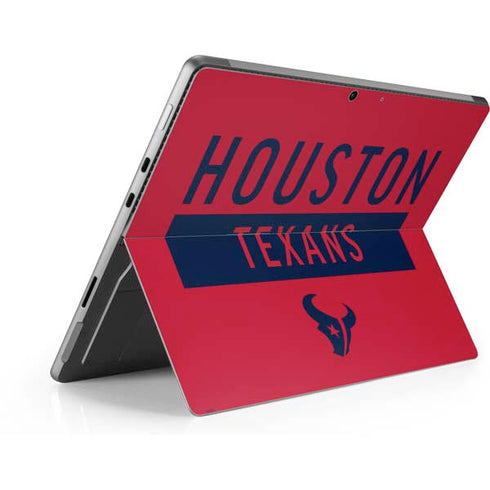 NFL Houston Texans Red Performance Series Surface Pro 9 Skin