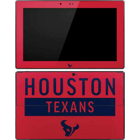 NFL Houston Texans Red Performance Series Surface Pro Tablet Skin