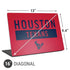 NFL Houston Texans Red Performance Series Universal Laptop 16in (13 x 9.4in) Skin