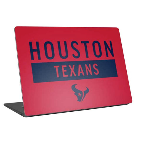 NFL Houston Texans Red Performance Series Universal Laptop 16in (13 x 9.4in) Skin