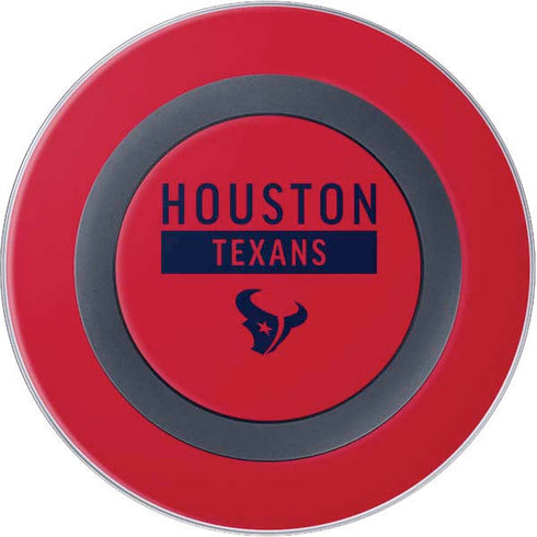 NFL Houston Texans Red Performance Series Wireless Charger Skin