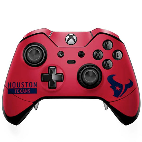NFL Houston Texans Red Performance Series Xbox One Elite Controller Skin