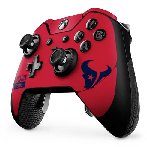 NFL Houston Texans Red Performance Series Xbox One Elite Controller Skin