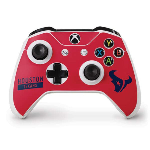 NFL Houston Texans Red Performance Series Xbox One S Controller Skin