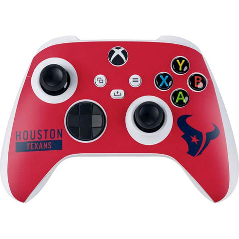 NFL Houston Texans Red Performance Series Xbox Series S Controller Skin