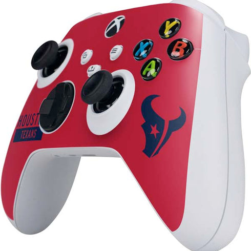 NFL Houston Texans Red Performance Series Xbox Series S Controller Skin