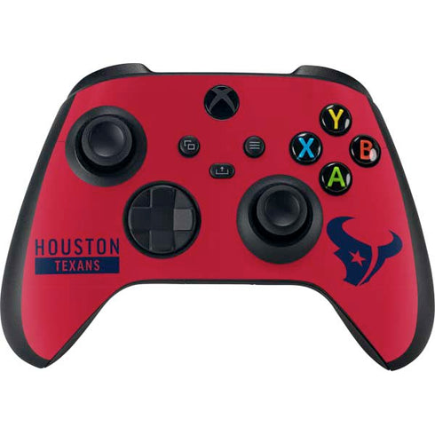 NFL Houston Texans Red Performance Series Xbox Series X Controller Skin