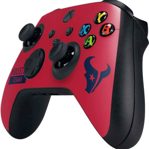 NFL Houston Texans Red Performance Series Xbox Series X Controller Skin