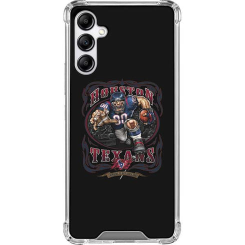 Liquid Blue NFL Houston Texans Running Back Galaxy A14 5G Clear Case