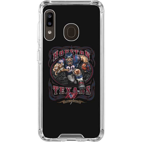 Liquid Blue NFL Houston Texans Running Back Galaxy A30 Clear Case
