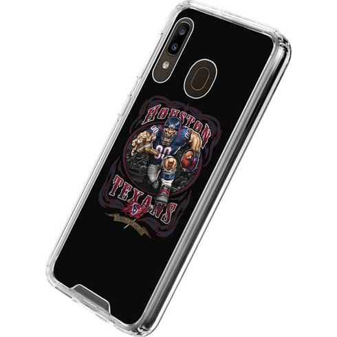 Liquid Blue NFL Houston Texans Running Back Galaxy A30 Clear Case