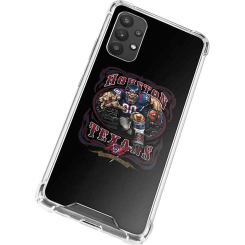 Liquid Blue NFL Houston Texans Running Back Galaxy A32 5G Clear Case
